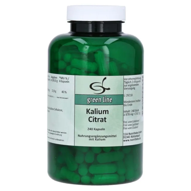 Citrat de potasiu Capsule 240 Capsule — preț și oferte