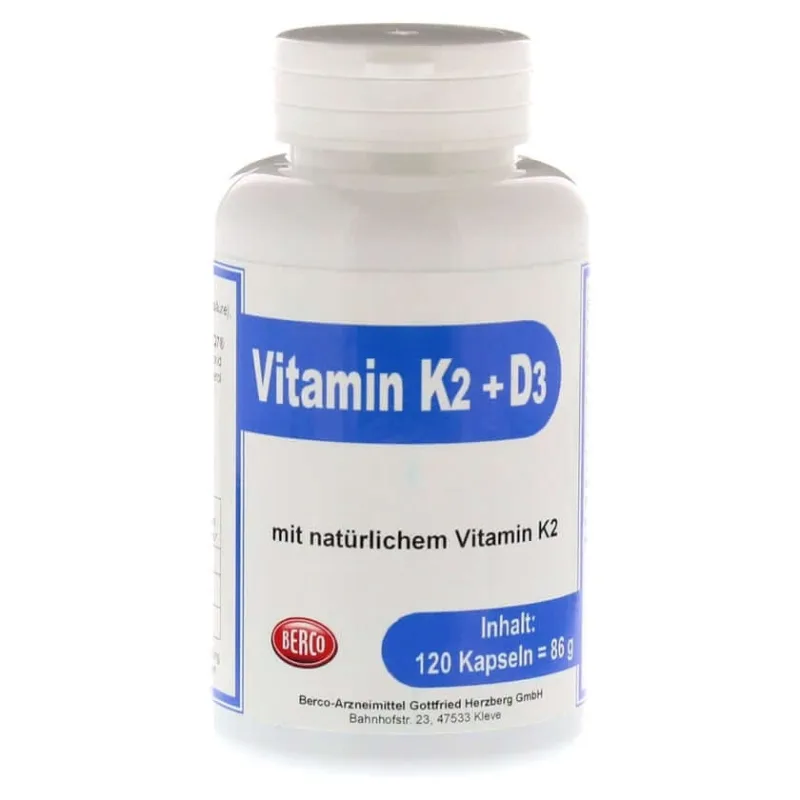 Vitamina K2+d3 Berco Capsule 120 Capsule — preț și oferte