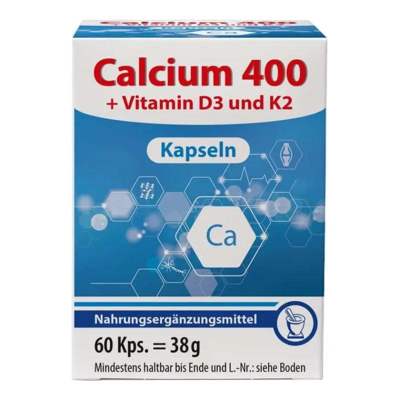 Calciu 400 + Vitamina D3 + K2 60 Capsule — preț și oferte