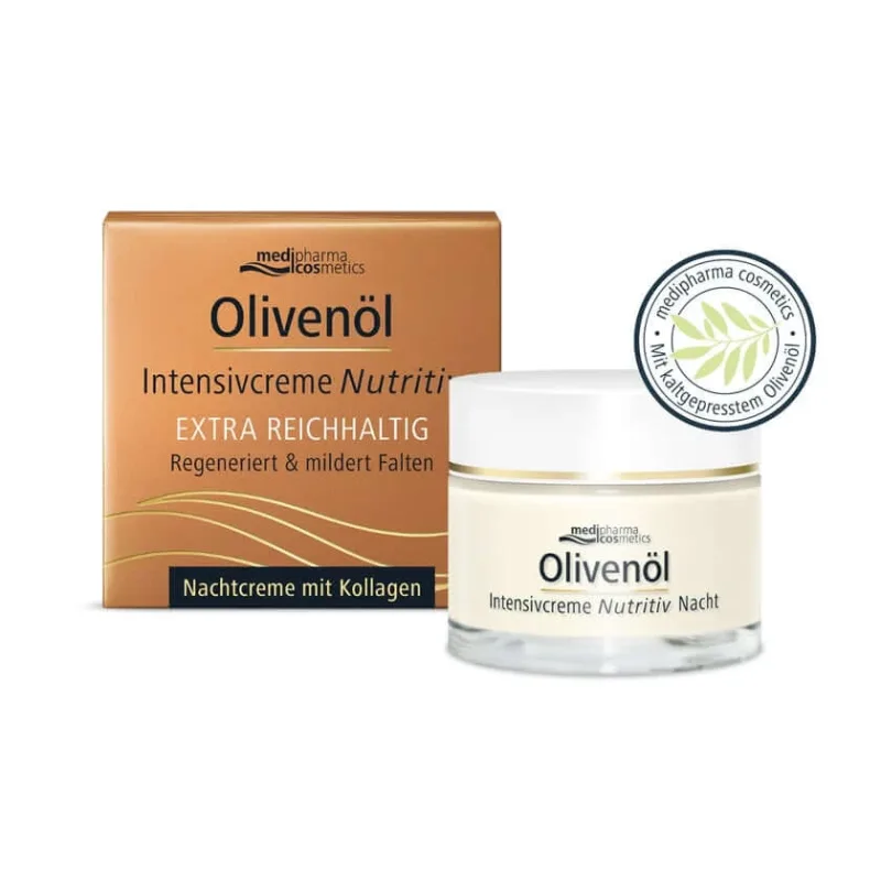 Crema intensivă cu ulei de măsline Crema de noapte nutritivă 50 ml — preț și oferte