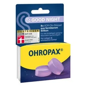 Ohropax Good Night dopuri de silicon pentru urechi 8 buc