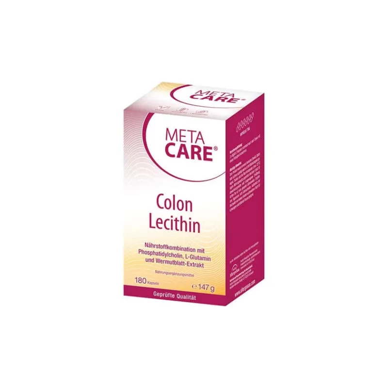 META CARE Lecitină de colon 180 Capsule — preț și oferte