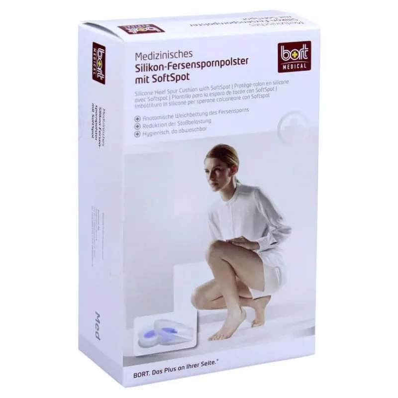 Bort Silicone Heel Spur Pad cu Softspot Dimensiune mică 2 buc — preț și oferte