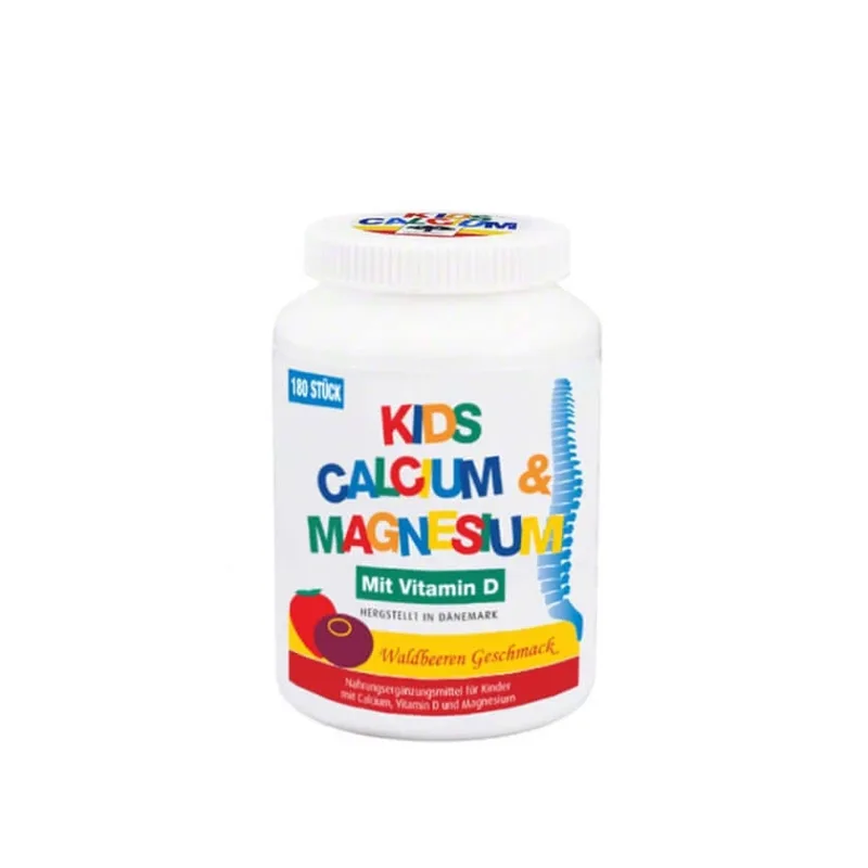 Calciu și magneziu pentru copii + vitamina D 180 St — preț și oferte