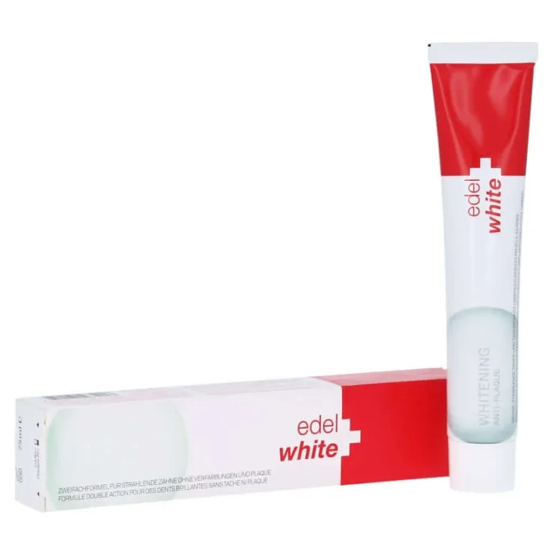 Pastă de dinți Edelwhite Antiplaque+white 75 ml — preț și oferte