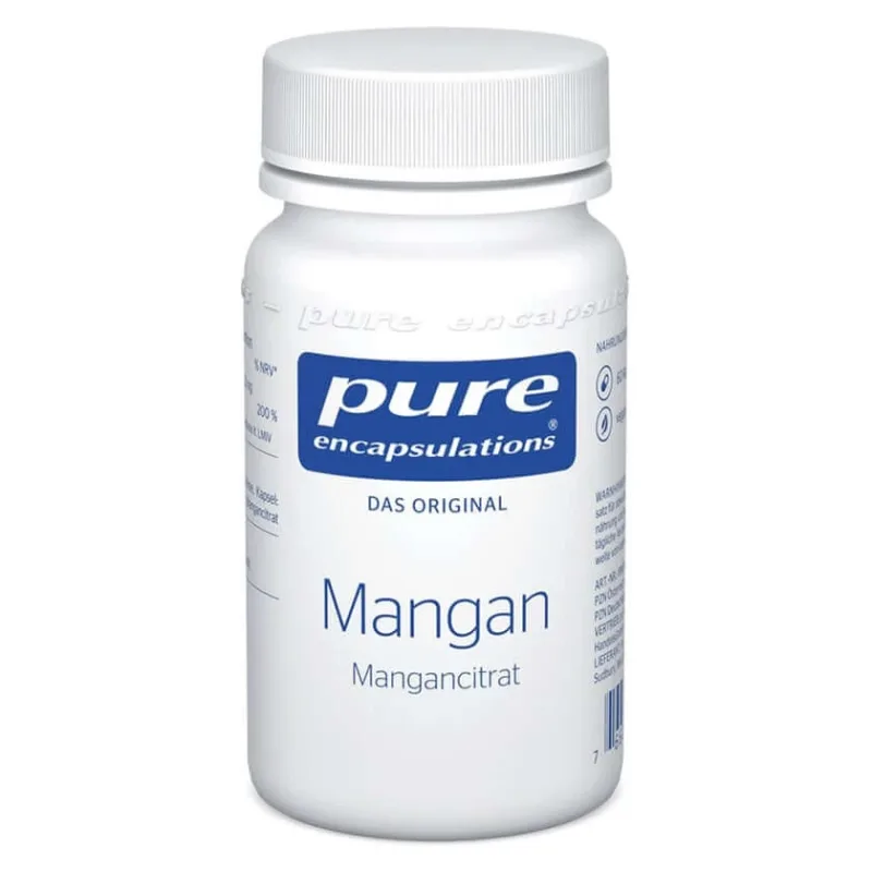 Încapsulări pure Mangan (citrat de mangan) 60 St — preț și oferte