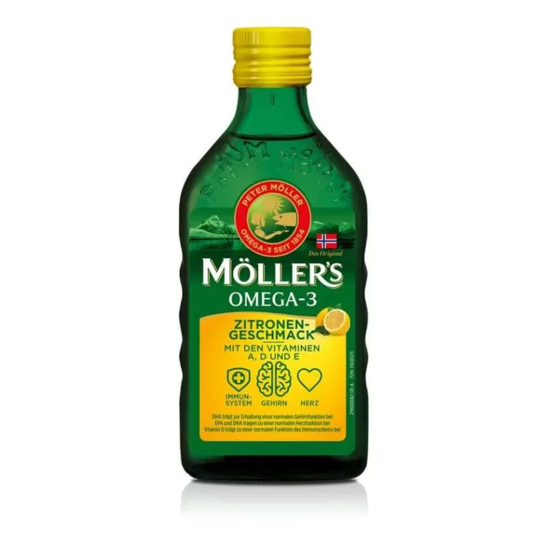 Möller's Omega-3 Ulei de lămâie 250 ml — preț și oferte