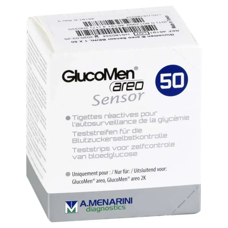 Glucomen areo senzor benzi de testare 50 buc — preț și oferte