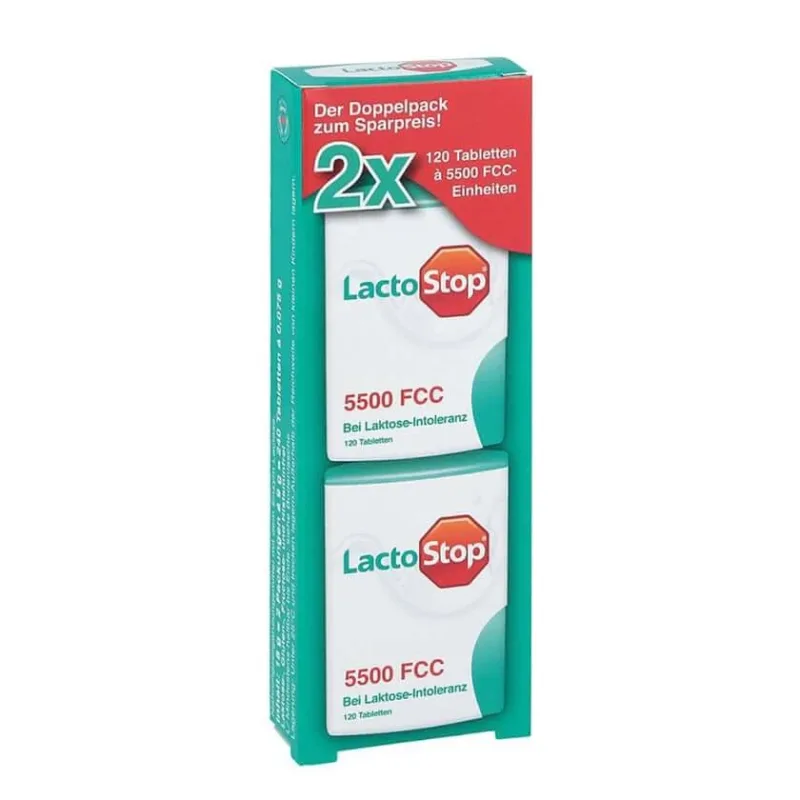 Lactostop 5.500 FCC Tablete Clickspend 2X120 buc — preț și oferte