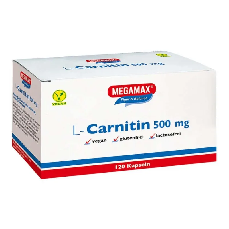 MEGAMAX L-Carnitină 500 mg 120 St — preț și oferte