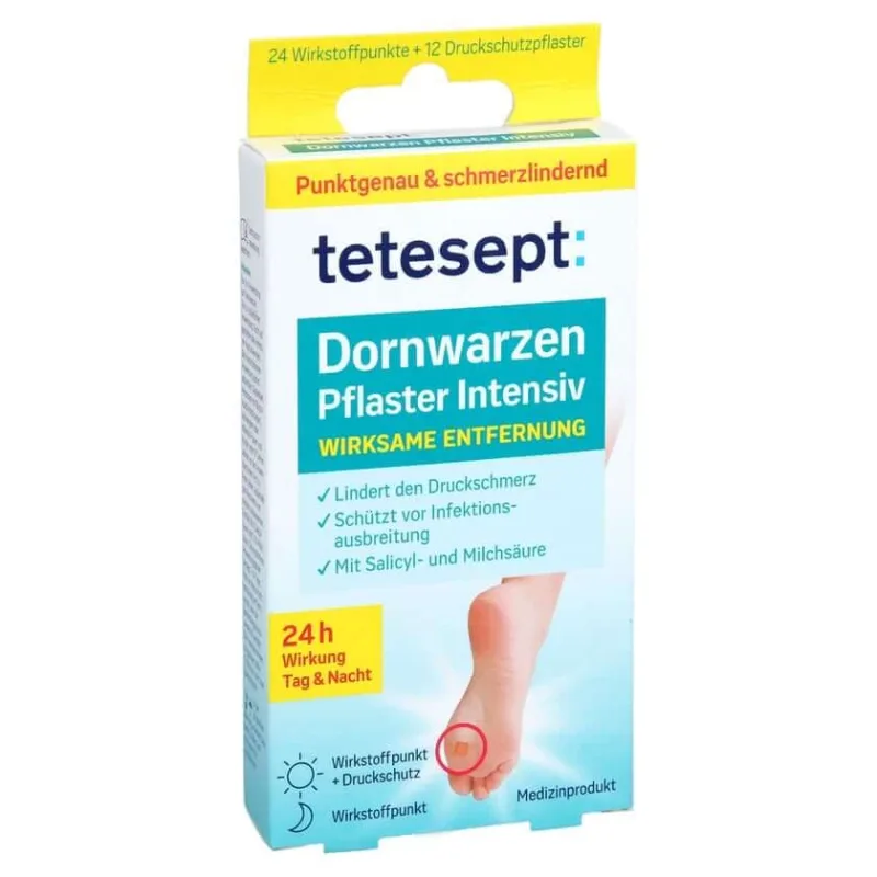Tetesept plasturi pentru veruci plantare intensive 12 buc. — preț și oferte
