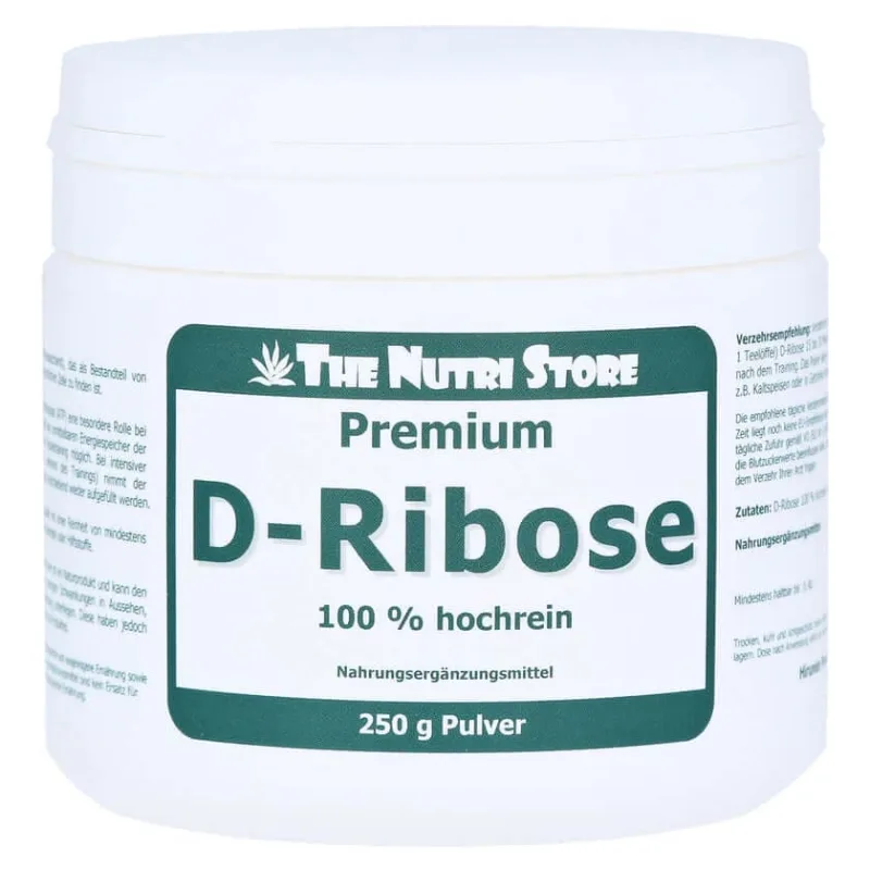 D-riboză 100% pulbere de înaltă puritate 250 g — preț și oferte