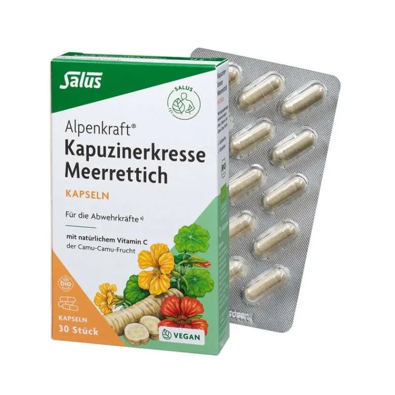Nasturtium și capsule de hrean Alpe 30 Capsule — preț și oferte