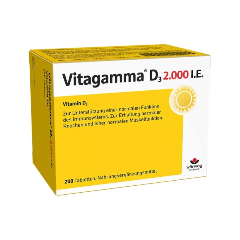 Vitagamma® Vitamina D3 2000 U.I. 200 buc. — preț și oferte