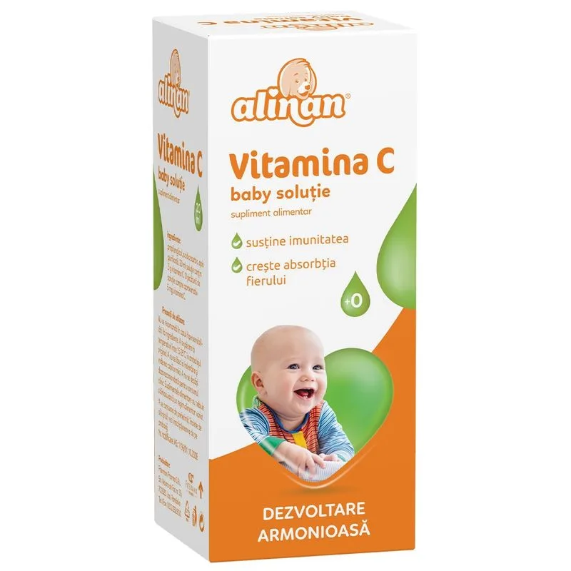 Alinan Baby Vitamina C Solutie, Fiterman | 20ml FITERMAN PHARMA — preț și oferte