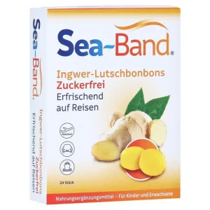 Pastiluțe cu ghimbir Sea-band fără zahăr 24 St