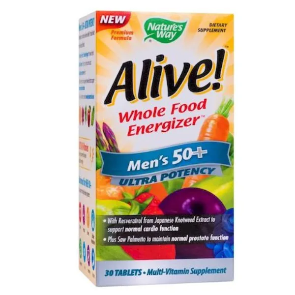 Alive Men 50+ Ultra  | 30 de comprimate SECOM — preț și oferte