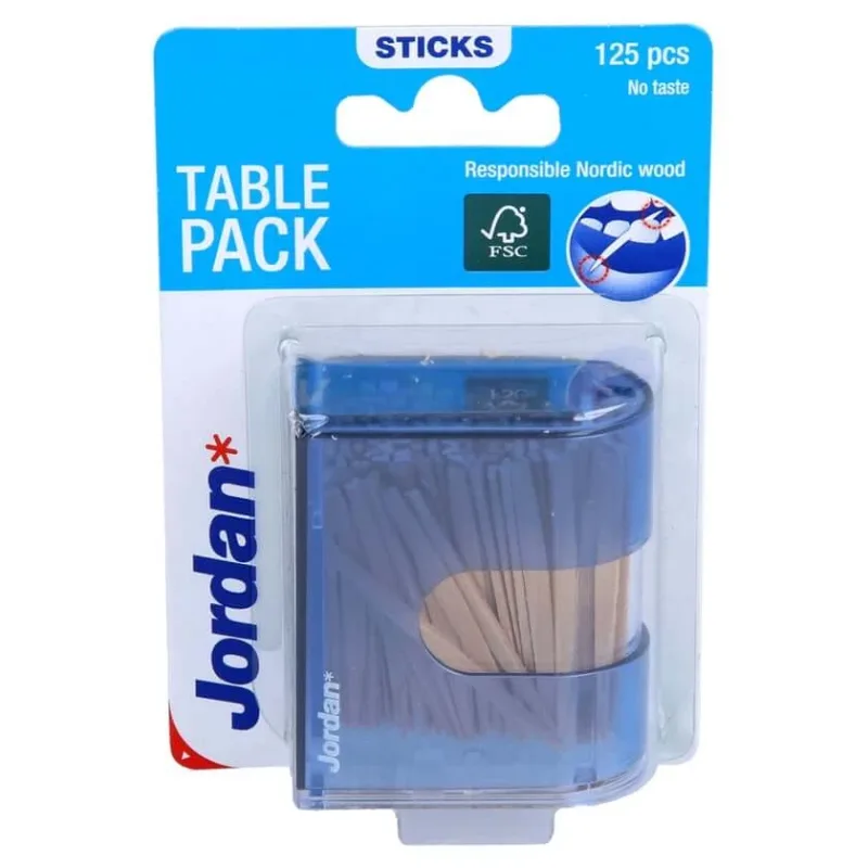 Jordan dental sticks dental sticks dispenser de masă neutru 125 buc — preț și oferte