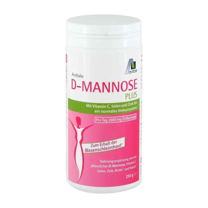 D-Mannose Plus 2000mg cu vitamine și minerale pulbere 250 g — preț și oferte