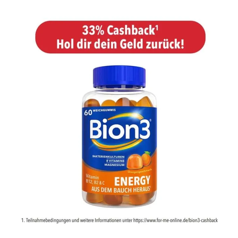 Bion3® Energy gume moi 60 buc. — preț și oferte