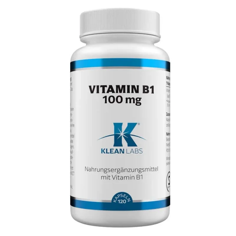 Klean Labs Vitamina B1 100 mg 120 St — preț și oferte
