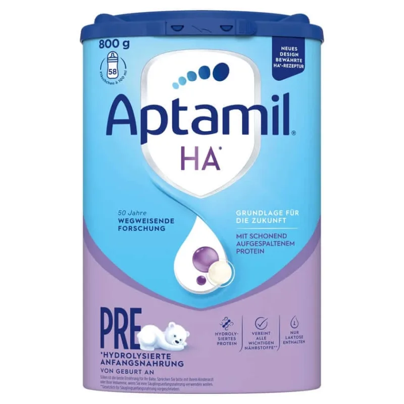 Aptamil HA Pre, formulă hidrolizată pentru sugari 800 g — preț și oferte