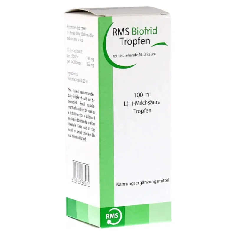 RMS Biofrid Acid lactic dextrorotator Tro 100 ml — preț și oferte