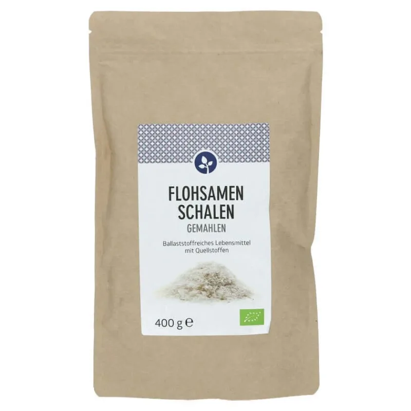 Psyllium husks pulbere organică măcinată 400 g — preț și oferte