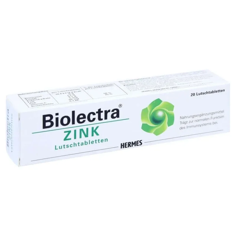 Biolectra Zinc Pastile 20 Capsule — preț și oferte