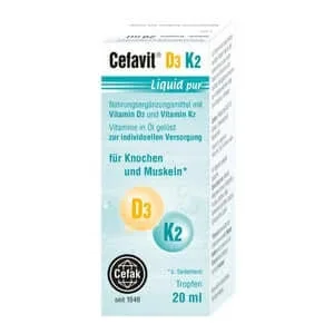 Cefavit D3 K2 Lichid picături pure pentru unul 20 ml