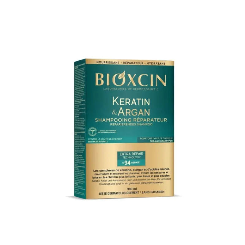 Bioxcin Șampon reparator Keratin&argan 300 ml — preț și oferte