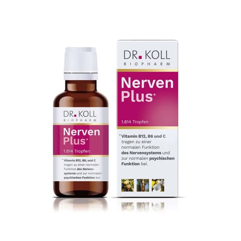 Nerve Plus Dr Koll Gemmo Complex Vitamina B12 & B6 picături 50 ml — preț și oferte