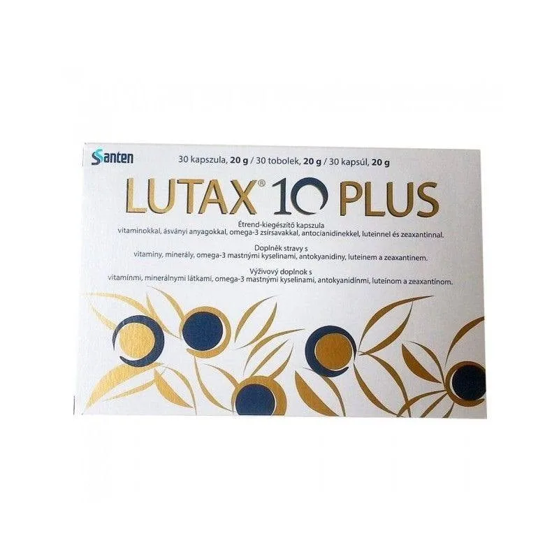 Lutax 10 Plus, 30 capsule SANTEN QY — preț și oferte