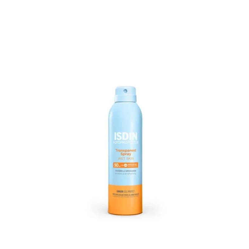 ISDIN Spray transparent pentru piele umedă SPF50 250 ml Isdinceutics De — preț și oferte