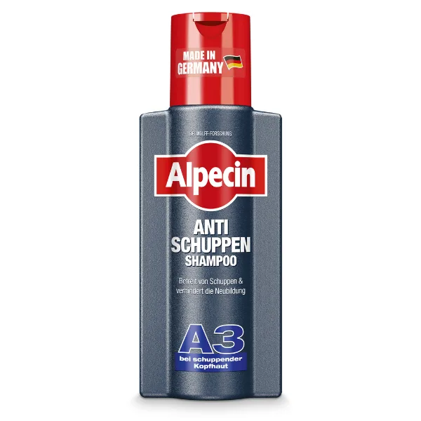 Sampon antimatreata pentru scalp cu scuame A3, Alpecin | 250 ml Dr.Kurt Wolff — preț și oferte