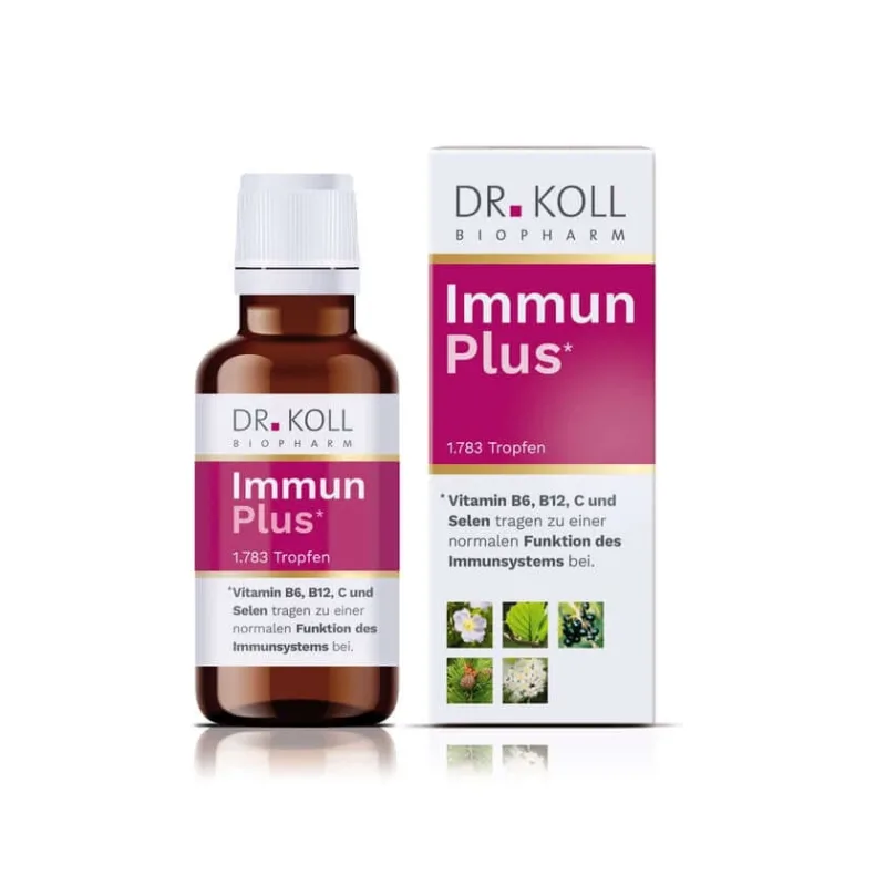Immune Plus Dr Koll Gemmo Complex Vit. B6 & B12 Seleniu picături 50 ml — preț și oferte