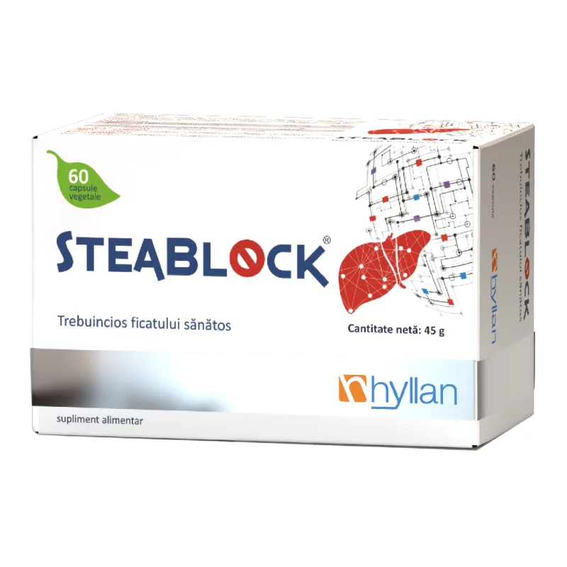 Steablock, 60 capsule Hyllan HYLLAN PHARMA — preț și oferte