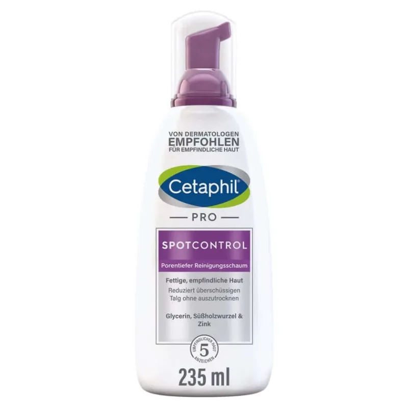 Cetaphil PRO SpotControl Spumă de curățare profundă a porilor 235 ml — preț și oferte