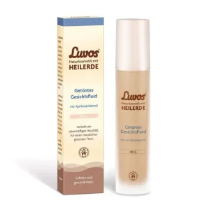 Fluid facial colorat cu argilă vindecătoare Luvos HELL 50 ml