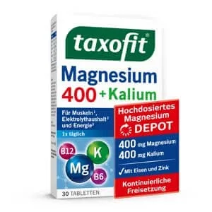 Taxofit Magneziu 400+potasiu Depot Tablete 30 Capsule — preț și oferte