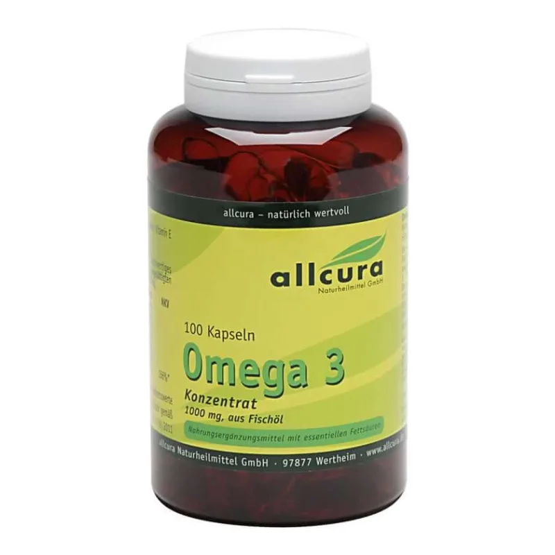 Omega-3 concentrat din ulei de pește 1000 mg 100 St — preț și oferte