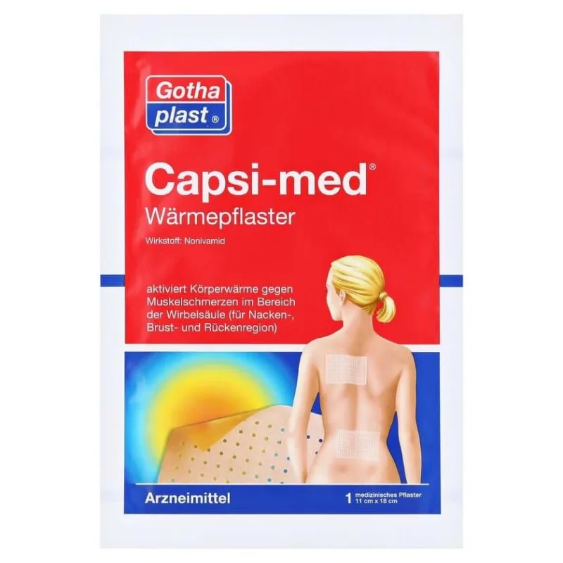 Plasturi termici Capsi-med 11x18 cm 1 buc — preț și oferte
