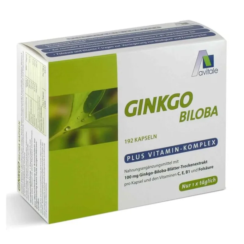 Avitale GINGKO-Biloba 192 St — preț și oferte
