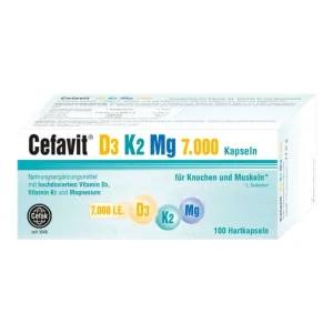 Cefavit D3 K2 Mg 7,000 I.U. capsule tari 100 Capsule