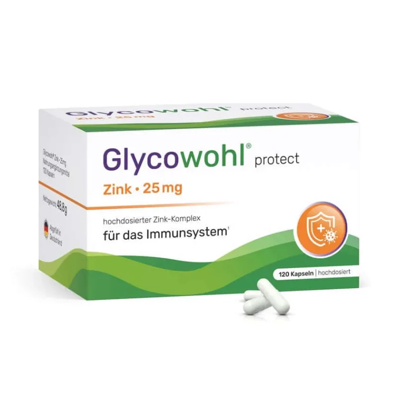 Glycowohl Zinc Complex 25 Mg capsule cu doză mare 120 Capsule — preț și oferte