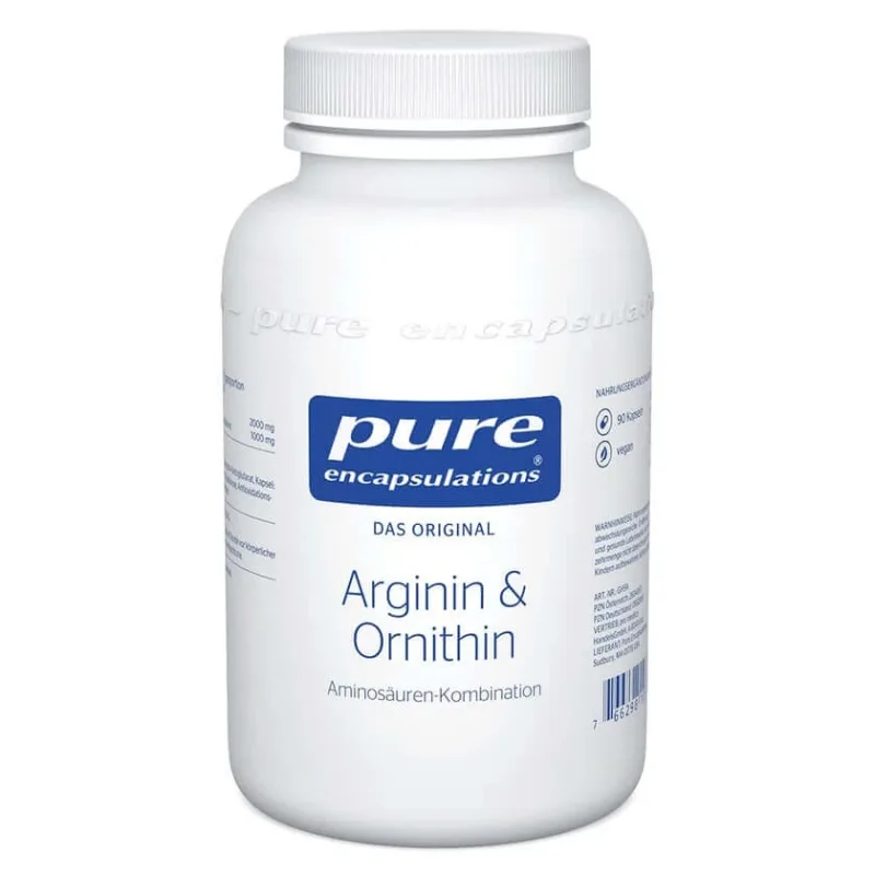 Încapsulări pure Arginină și ornitină 90 St — preț și oferte