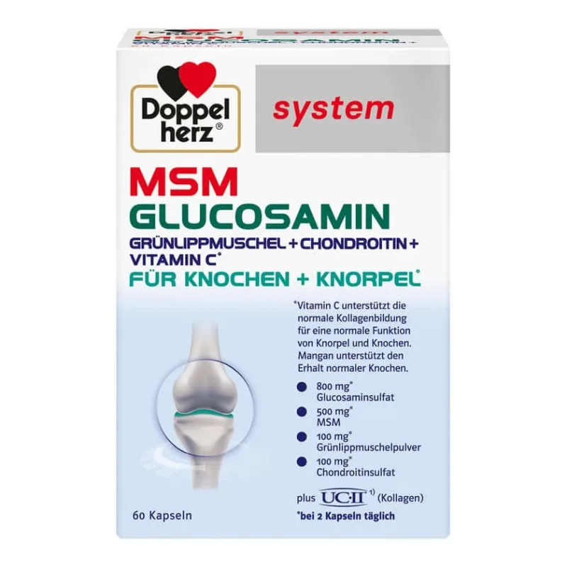 Inimă dublă MSM sistem de glucozamină Capsule 60 Capsule — preț și oferte