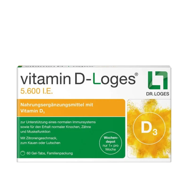 vitamina D-Loges 5,600 U.I. depozit săptămânal 60 buc. — preț și oferte