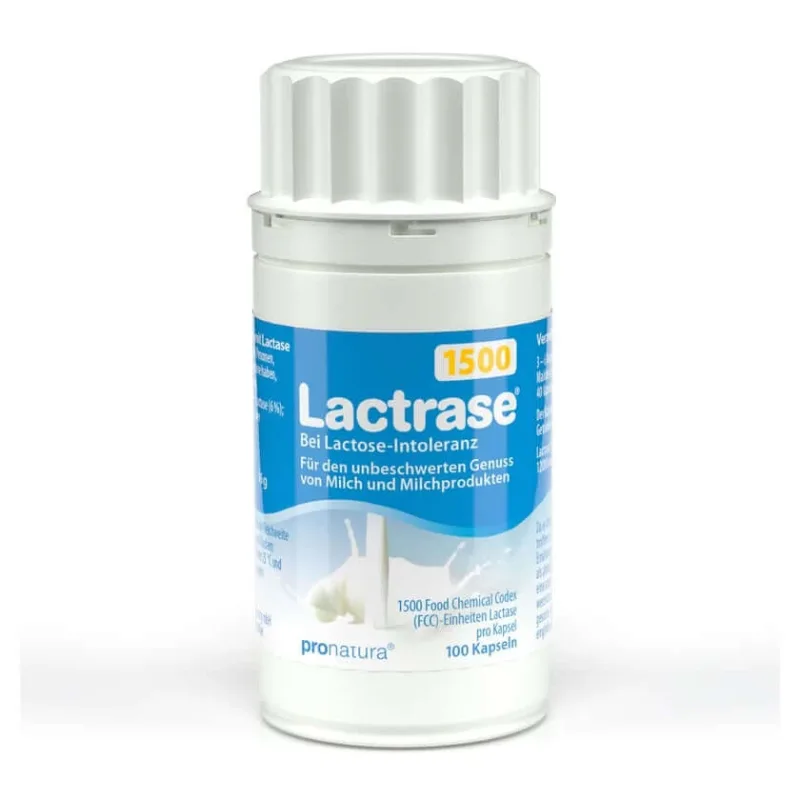 Lactrase 1.500 FCC Lactase Capsule 100 Capsule — preț și oferte