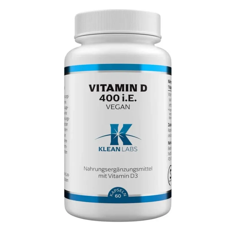 Klean Labs Vitamina D 400 U.I. 60 Capsule — preț și oferte